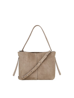Suede Fraya Small Bag - Moral Gray