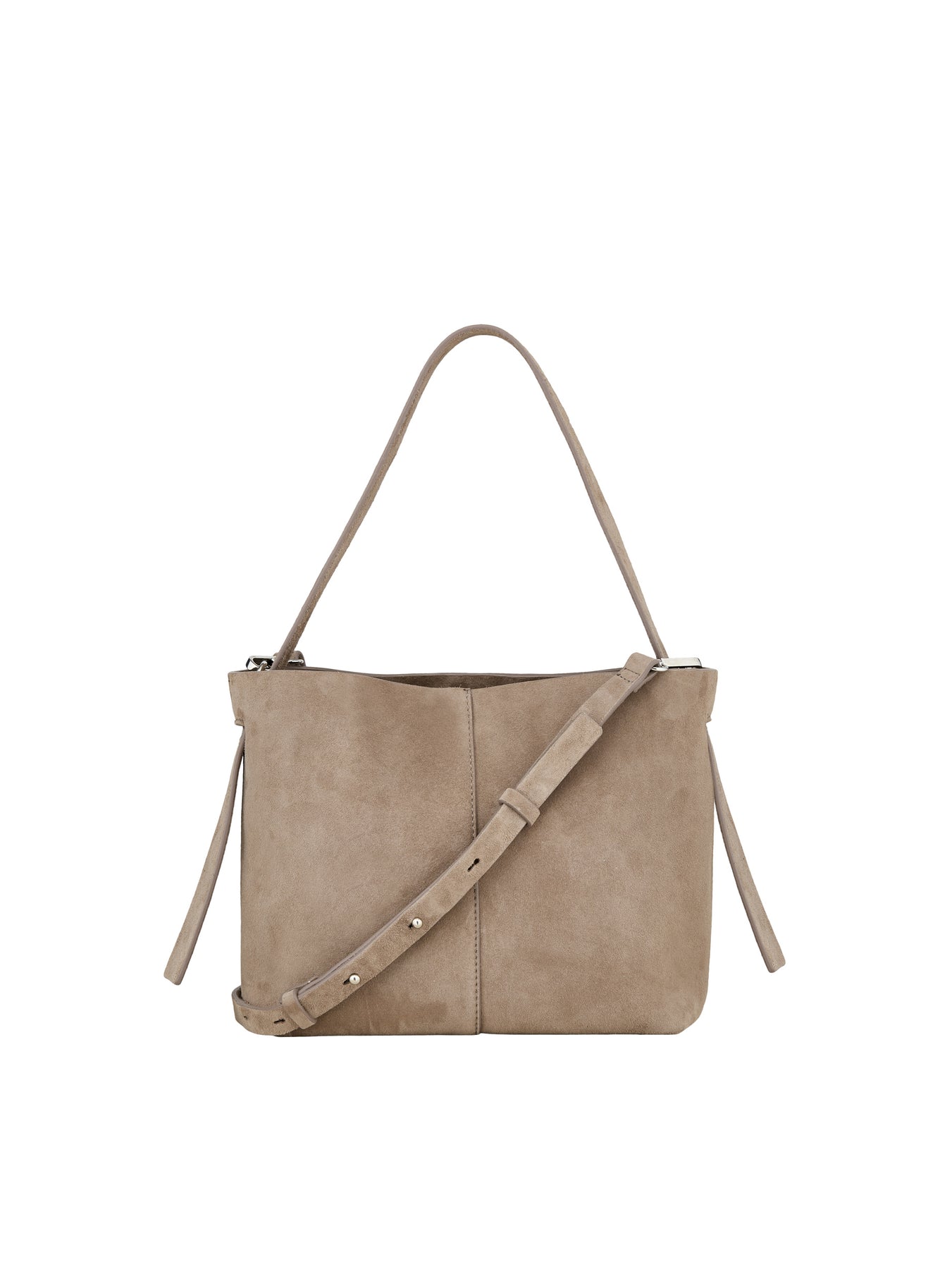 Suede Fraya Small Bag - Moral Gray