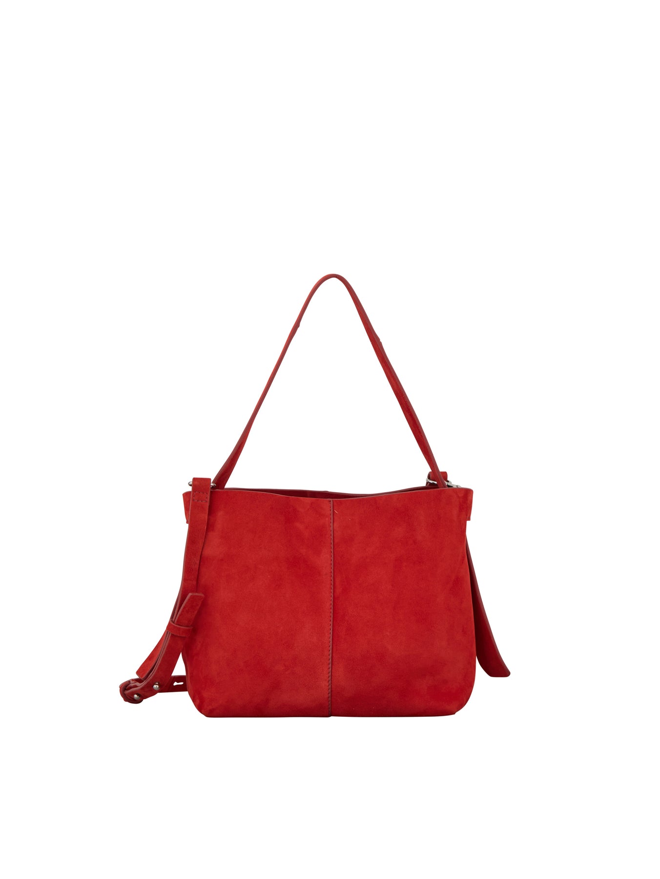 Suede Fraya Small Bag - Adrenaline Red