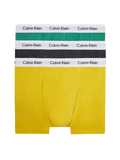 Trunk 3Pk - Chc Htr, Mngsd Yw, Flg Grn W/ Wh Wb