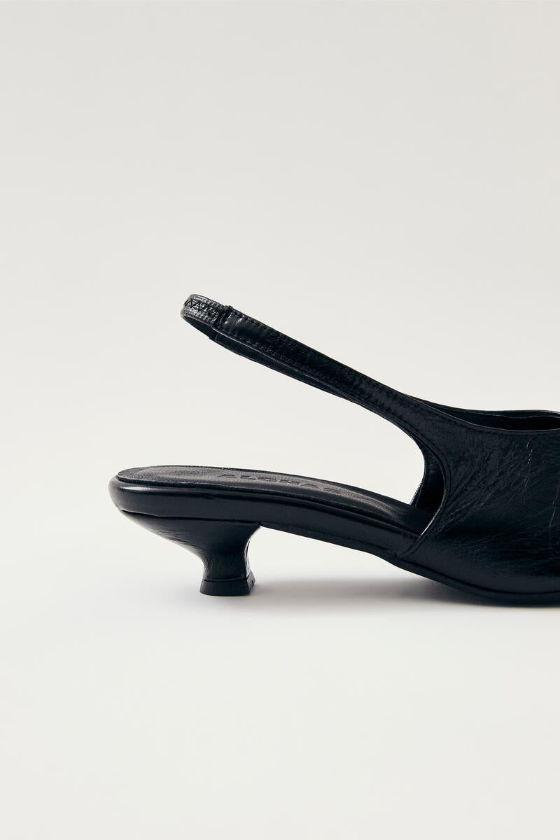 Eros Leather Mules - Svart