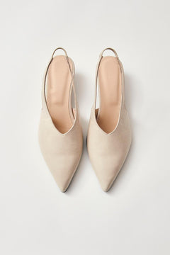 Eros Leather Mules - Cream