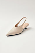 Eros Leather Mules - Cream