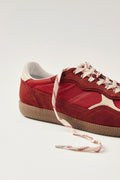 Rife Leather Sneakers - Sheen Red