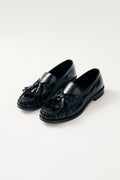 Marietta Onix Leather Loafers - Svart