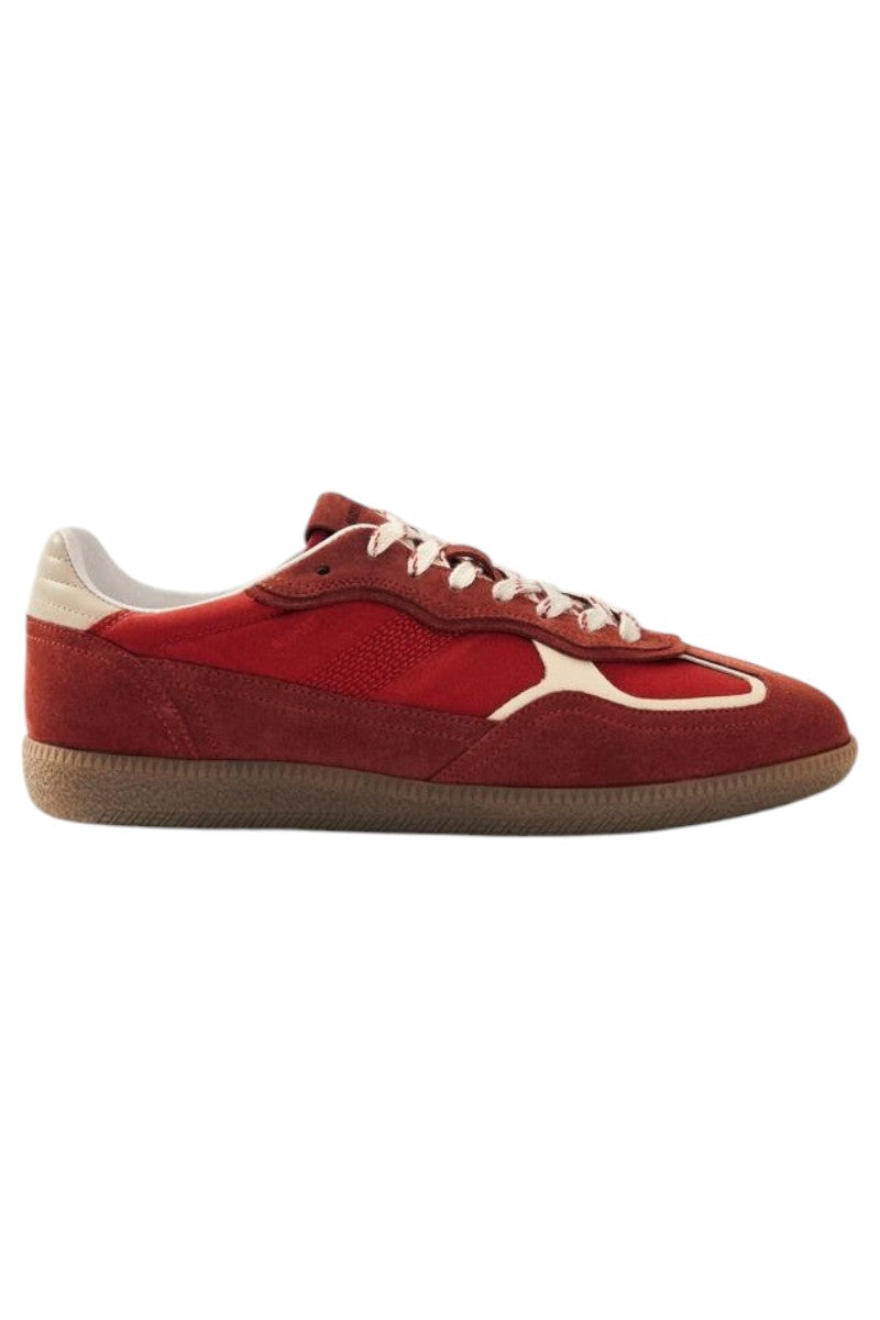 Rife Leather Sneakers - Sheen Red
