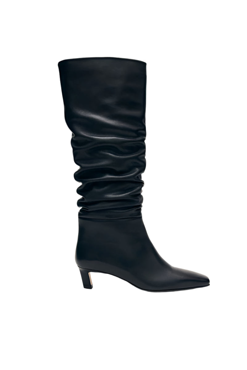 Kalila Leather Boots - Black