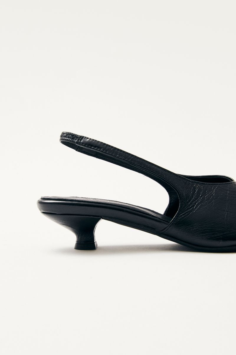 Eros Leather Mules - Svart