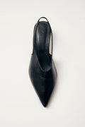 Eros Leather Mules - Svart