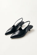 Eros Leather Mules - Svart