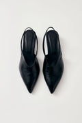 Eros Leather Mules - Svart