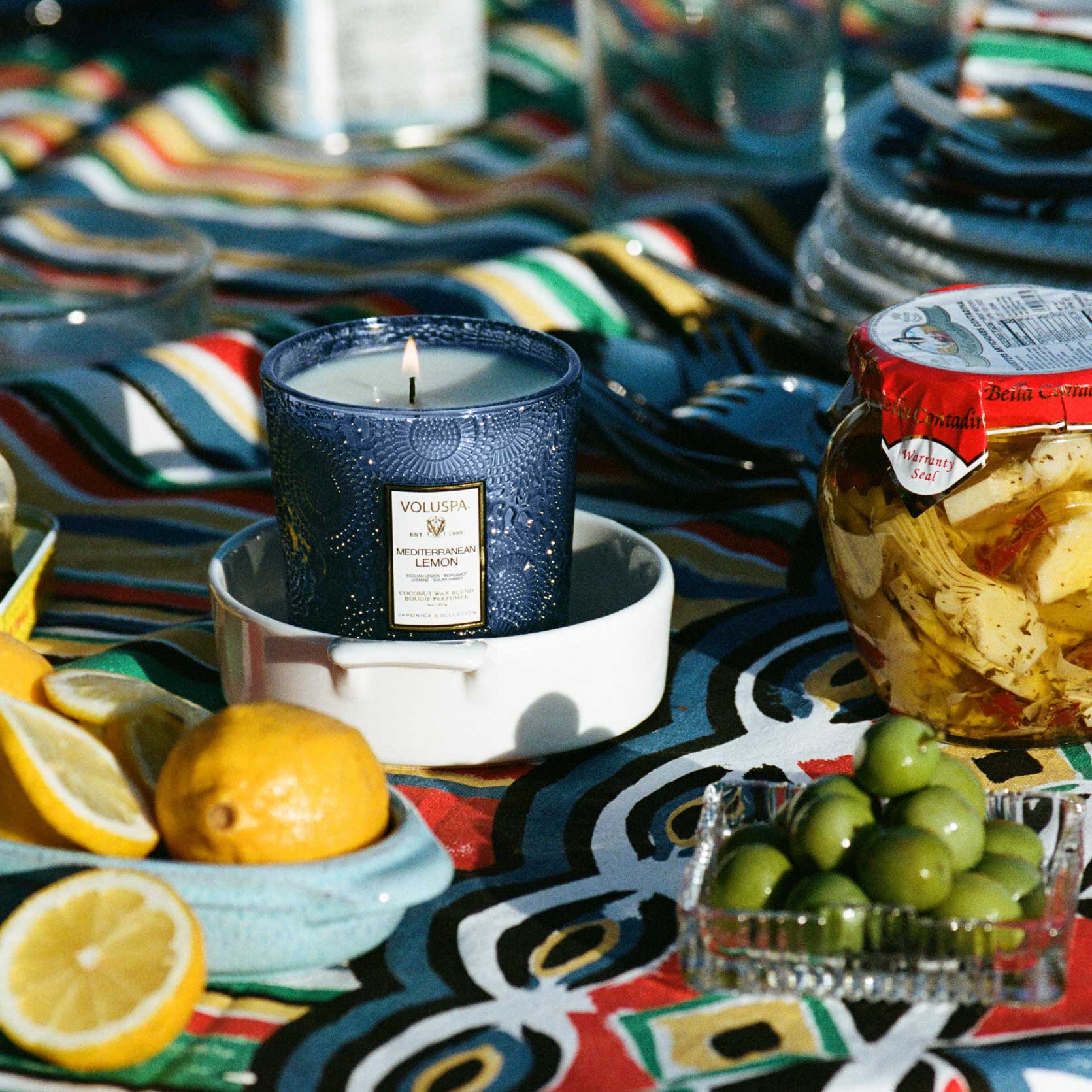 Classic Boxed Candle - Mediterranean Lemon