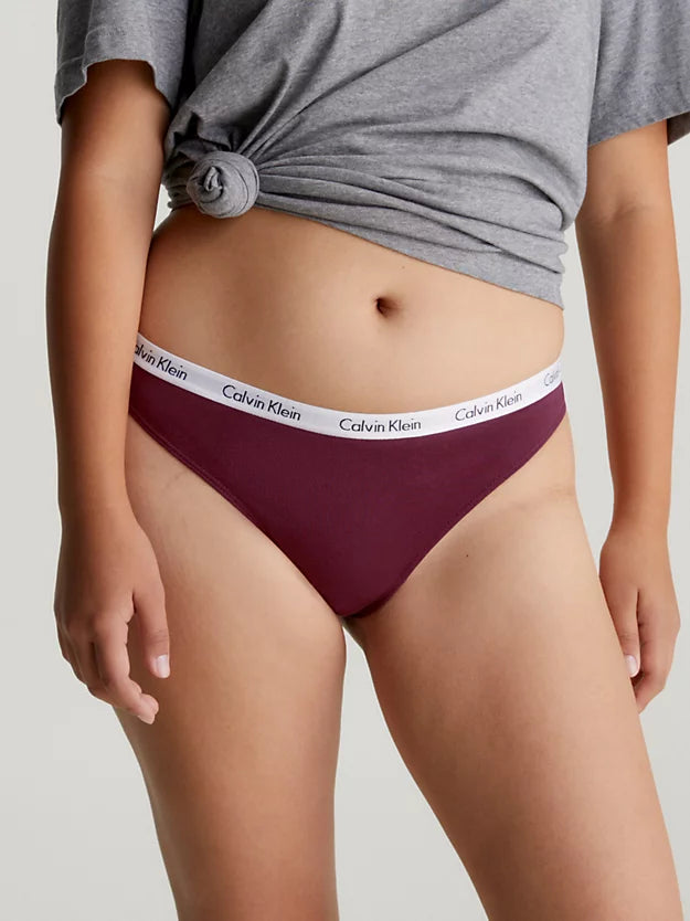 Thong 3Pk - Gingerbread/Black/Tawny Port