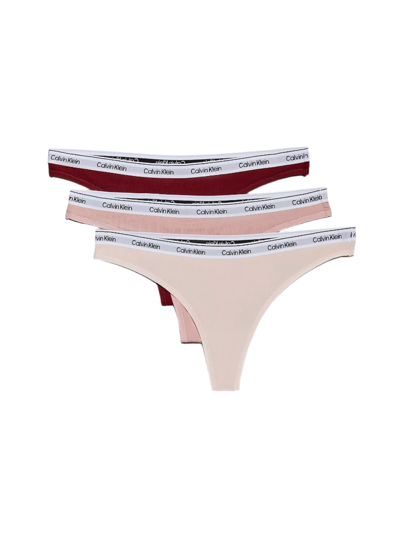 Thong 3Pk - Syrah/ Subdued/ Prairie Peach