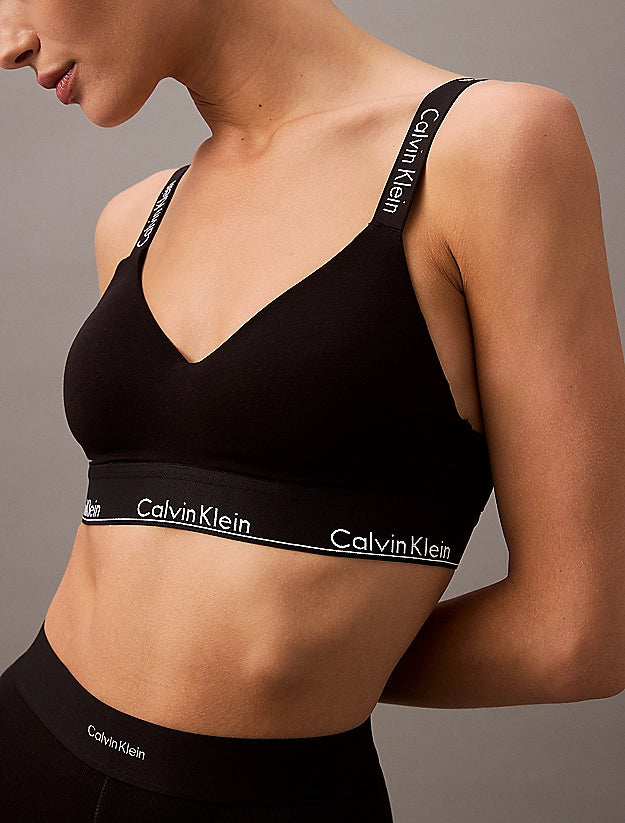 Light Lined Bralette - Black W. Dtm Wb