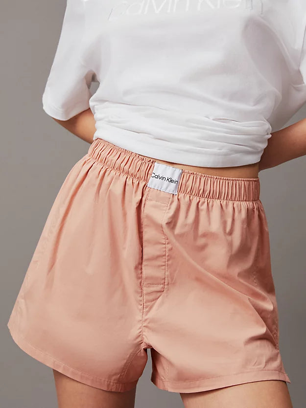 S/S Short Set - White Top_Subtle Bloom Bottom