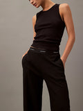 Wide Leg Pant - Black