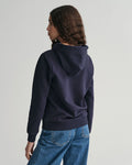 Regular Tonal Shield Hoodie - Evening Blue