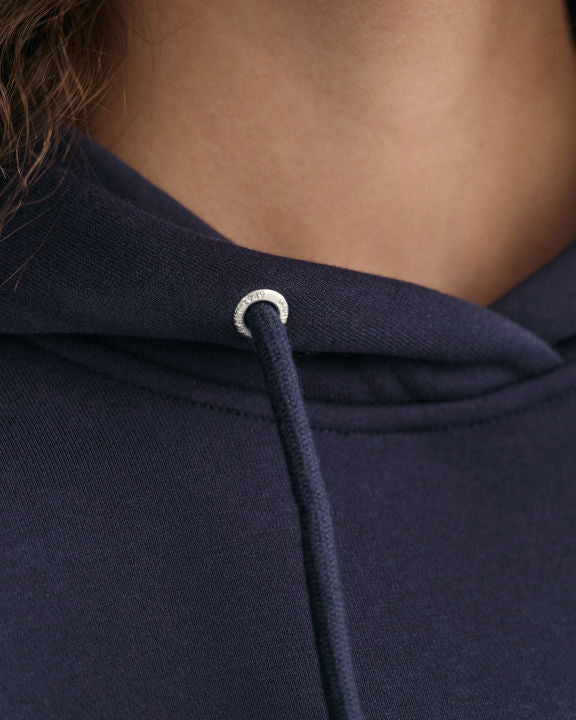 Regular Tonal Shield Hoodie - Evening Blue