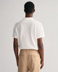 Regular Fit Shield Piqué Polo Shirt - White