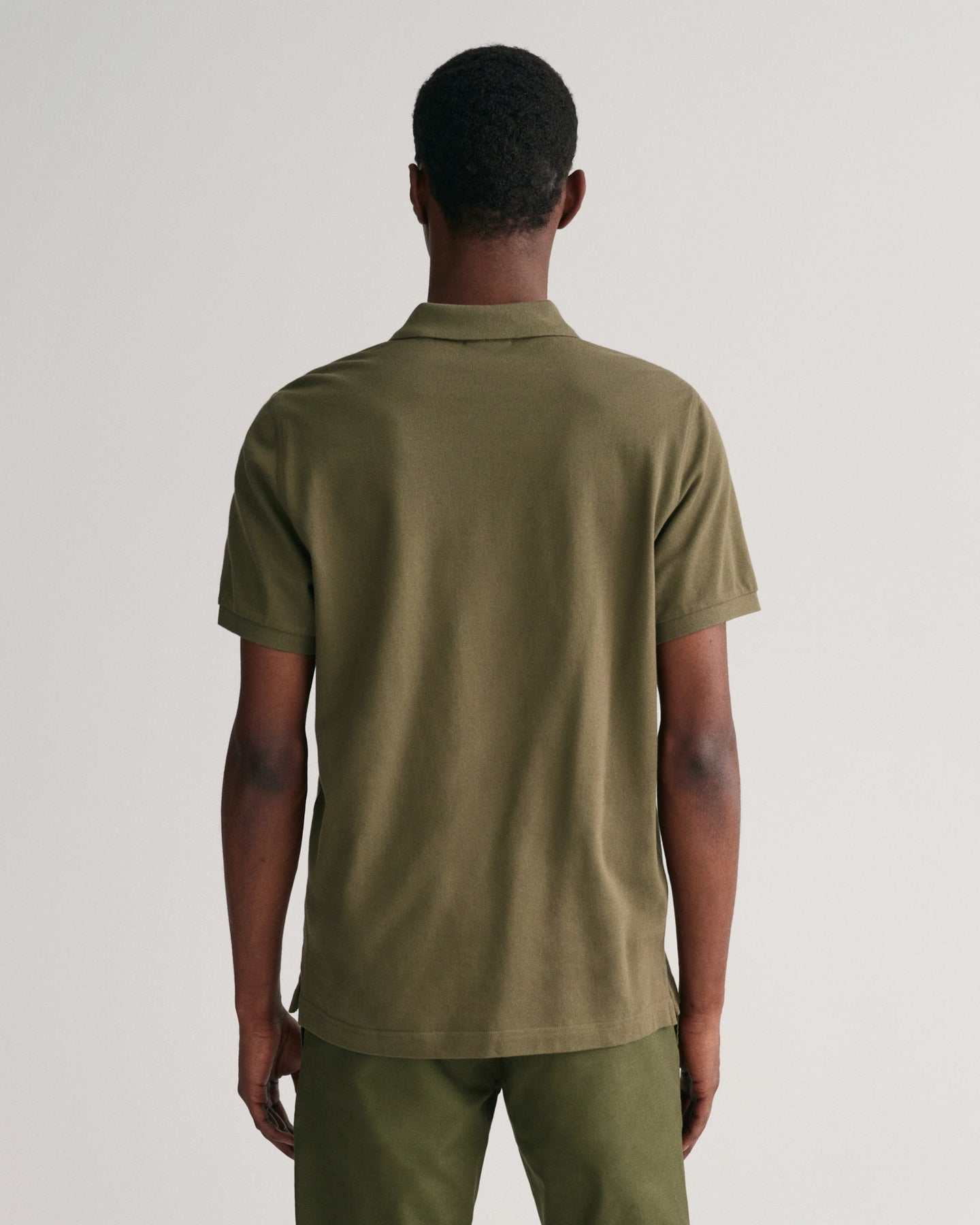 Regular Fit Shield Piqué Polo Shirt - Juniper Green