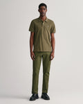 Regular Fit Shield Piqué Polo Shirt - Juniper Green