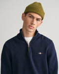 Casual Cotton Halfzip - Evening Blue