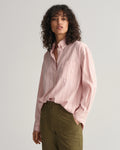 OS Luxury Oxford Bd Striped - Faded Pink