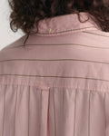 OS Luxury Oxford Bd Striped - Faded Pink