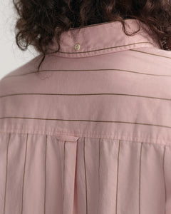 OS Luxury Oxford Bd Striped - Faded Pink