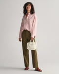 OS Luxury Oxford Bd Striped - Faded Pink