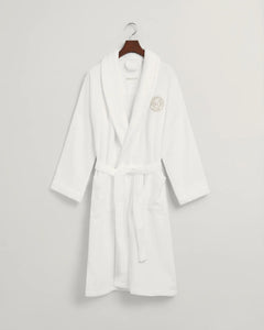 Crest Robe - White