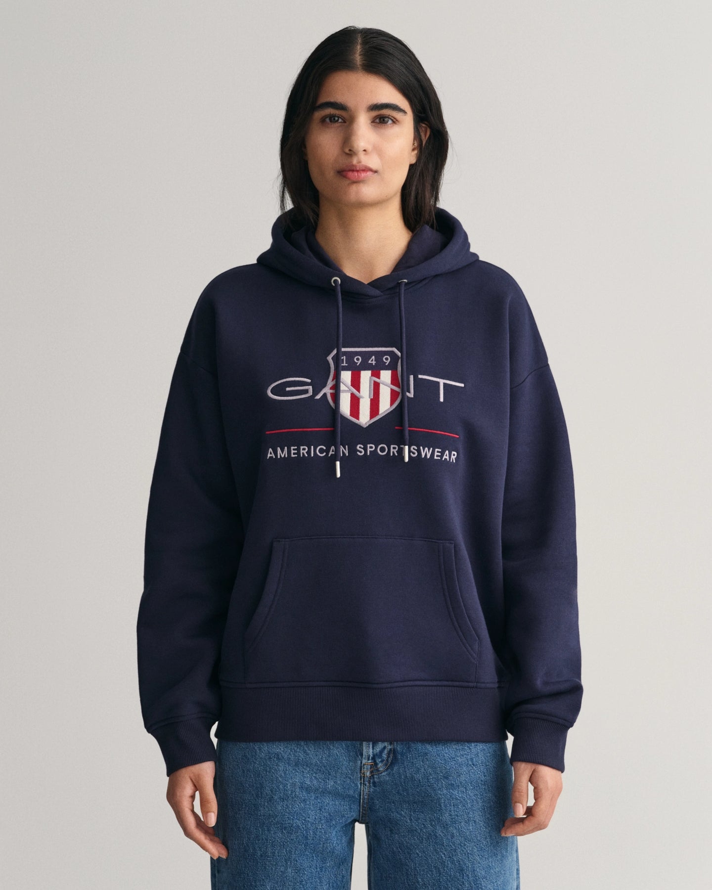 Rel Archive Shield Hoodie - Evening Blue