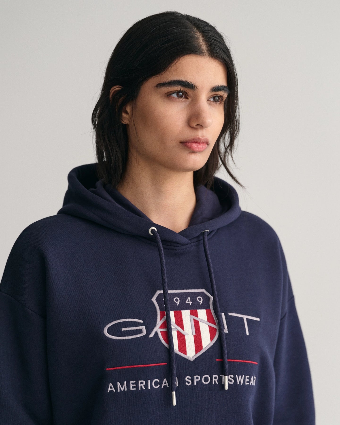 Rel Archive Shield Hoodie - Evening Blue