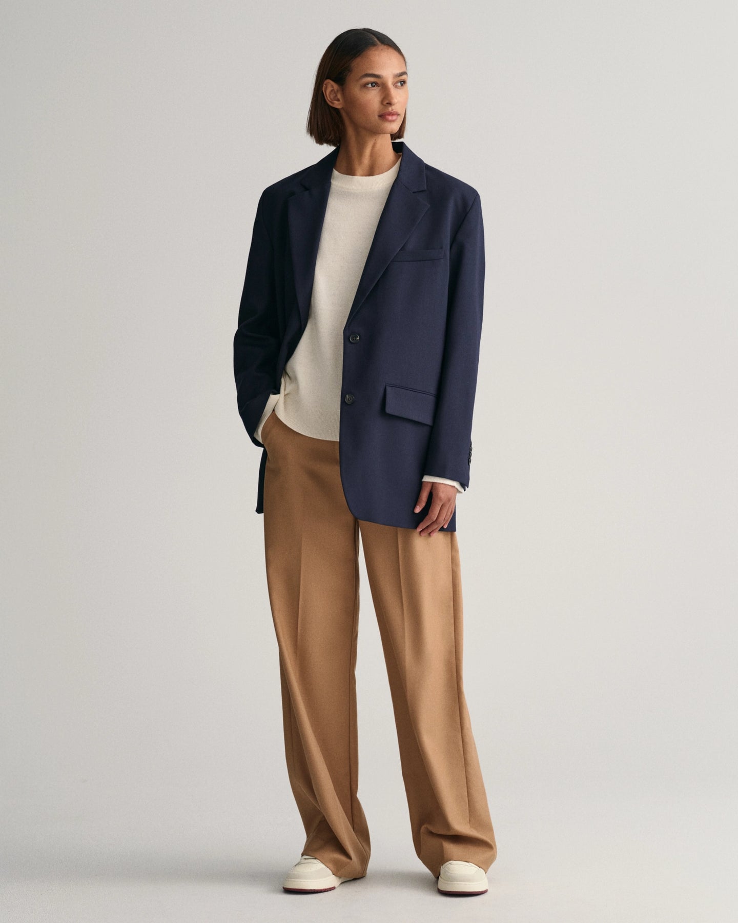 Superfine Lambswool C-Neck - Cream