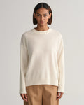 Superfine Lambswool C-Neck - Cream
