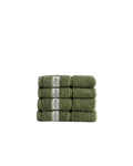 Premium Handduk 30x30 4-pack - Agave Green