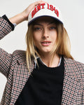 Reg Houndstooth Blazer - Soft Oat