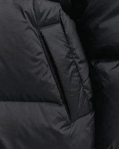 Mid Length Down Jacket - Black