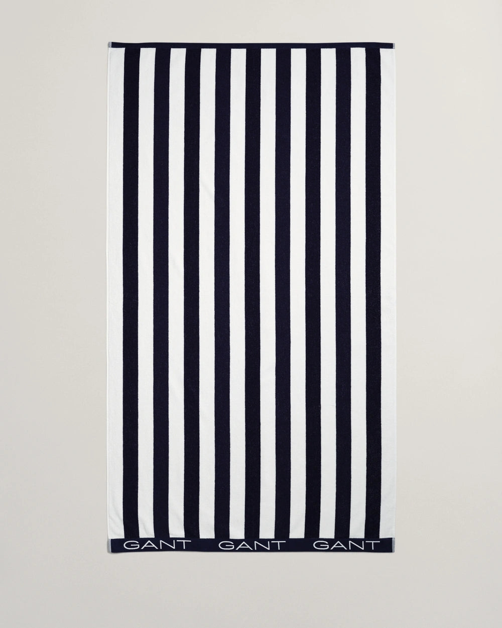 Block Stripe Strandhandduk - Marine