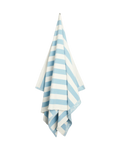 Block Stripe Strandhandduk - Fresh Blue