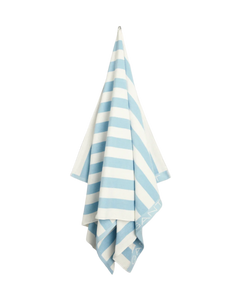 Block Stripe Beach Towel - Fresh Blue