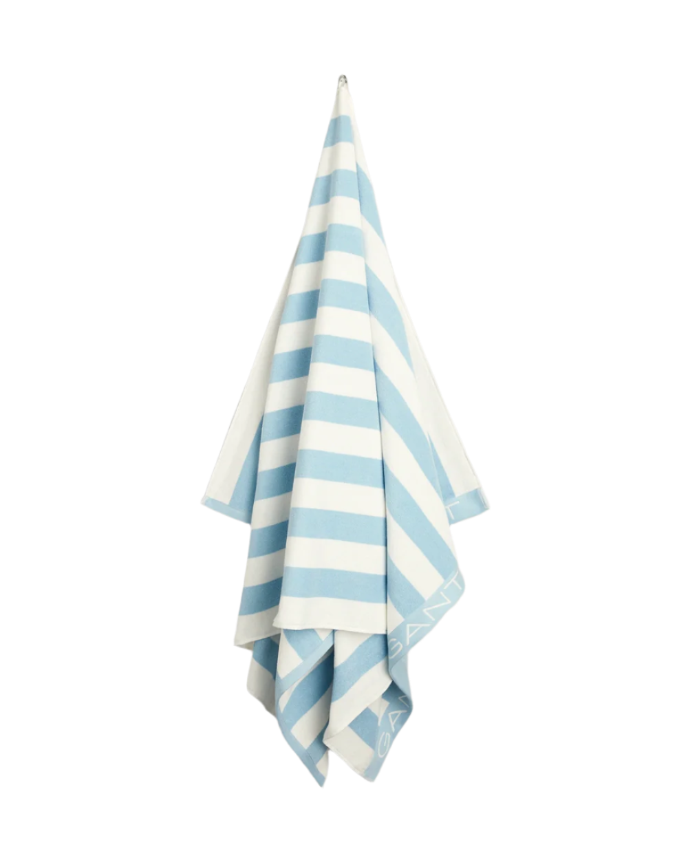 Block Stripe Strandhandduk - Fresh Blue