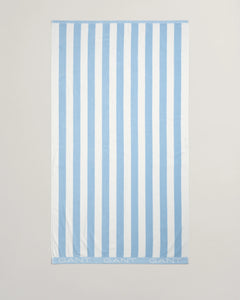 Block Stripe Beach Towel - Fresh Blue