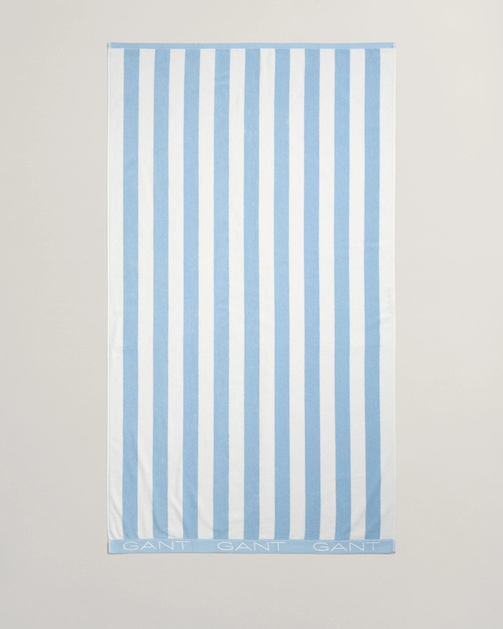 Block Stripe Strandhandduk - Fresh Blue