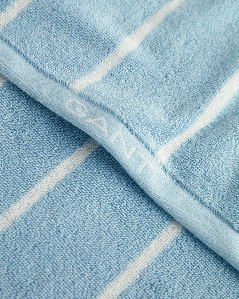 Stripe Towel 70x140 - Fresh Blue