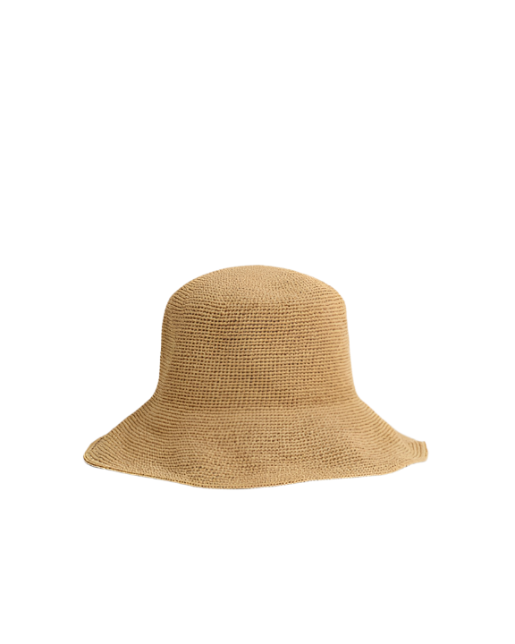 Stråhatt - Caramel Beige