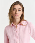 Reg Linen Shirt - Geranium Pink