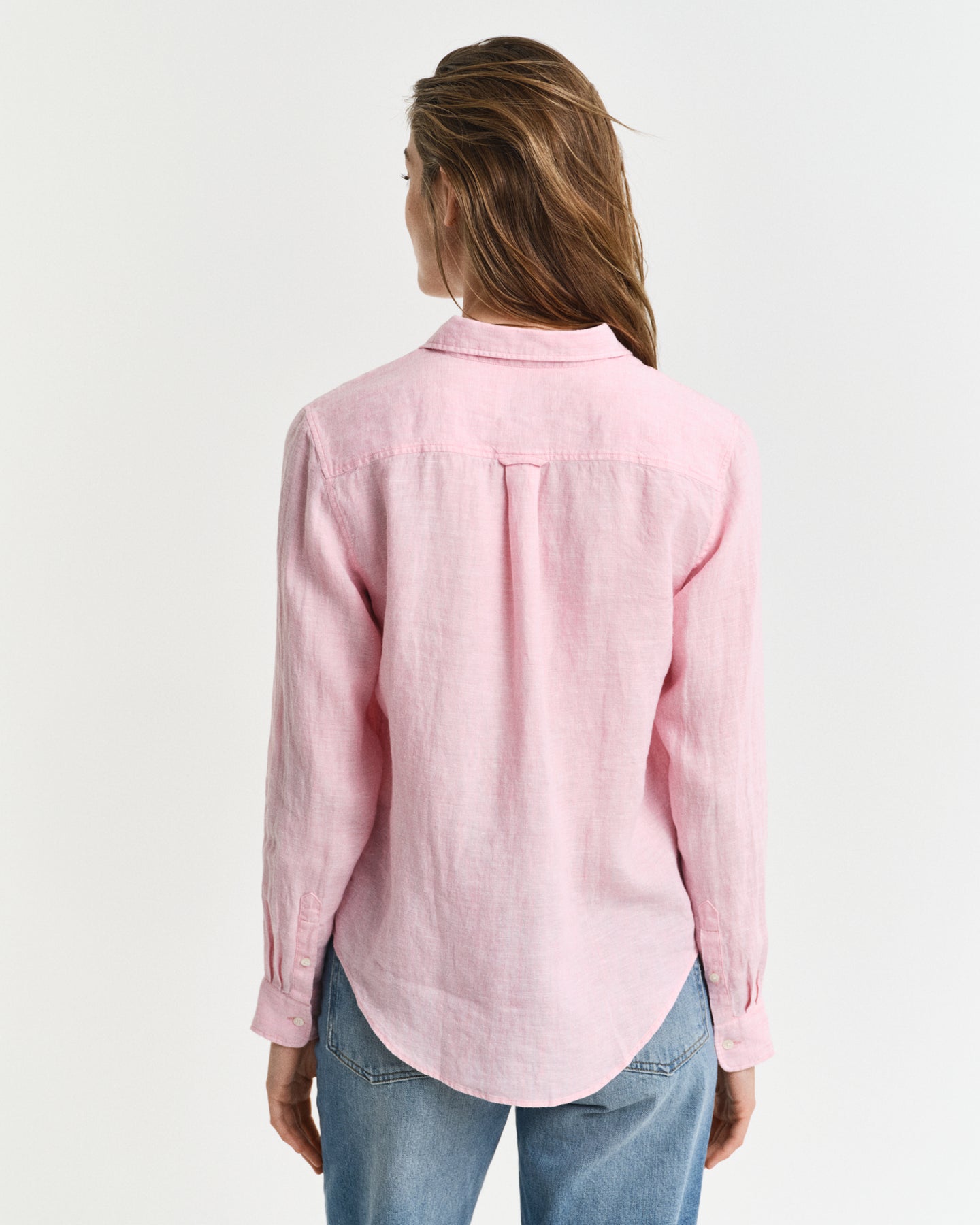 Reg Linen Shirt - Geranium Pink