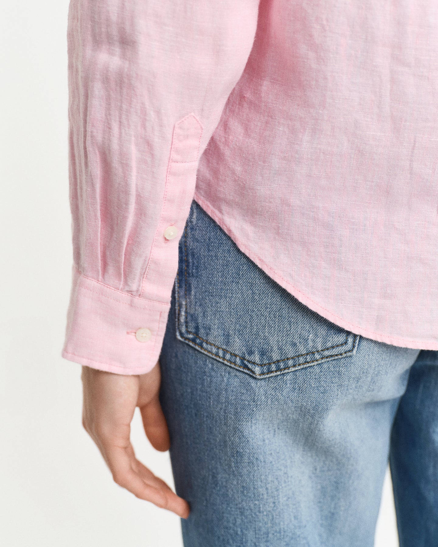 Reg Linen Shirt - Geranium Pink